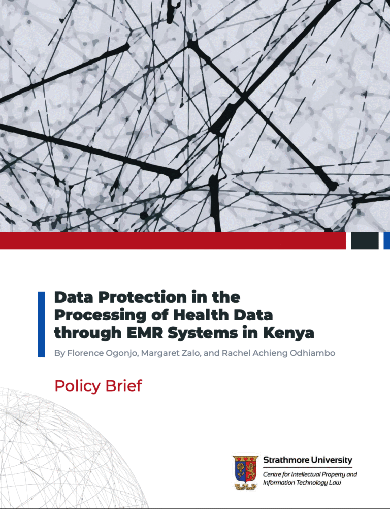 DATA PROTECTION IN THE PROCESSING OF HEALTH DATA THROUGH EMR SYSTEMS IN KENYA