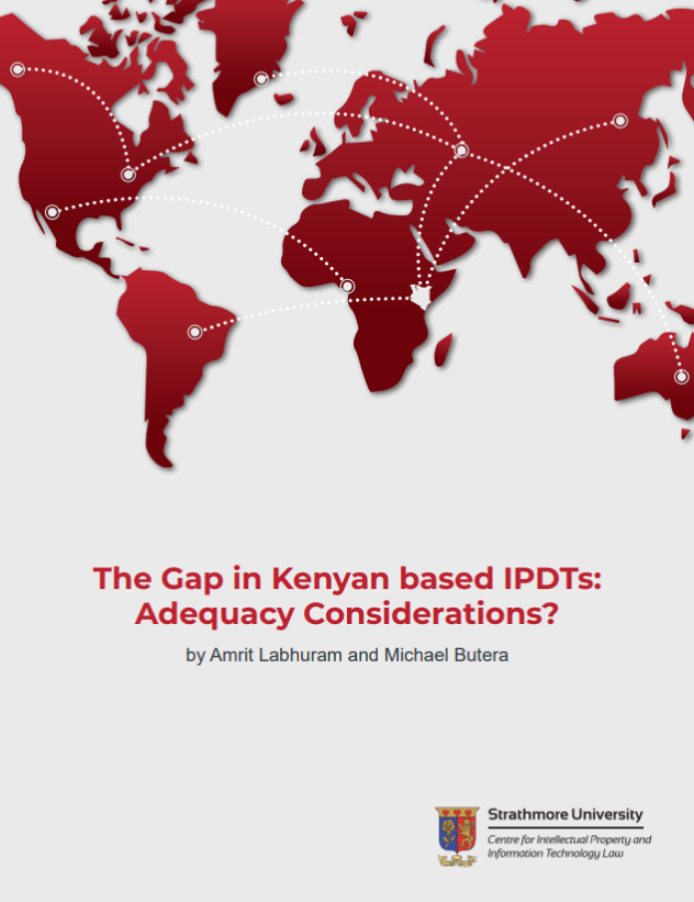 Cover of THE GAP IN KENYAN BASED IPDTS: ADEQUACY CONSIDERATIONS?
