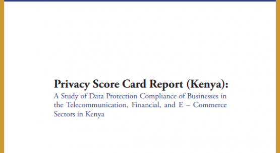 Privacy Score Card Report
