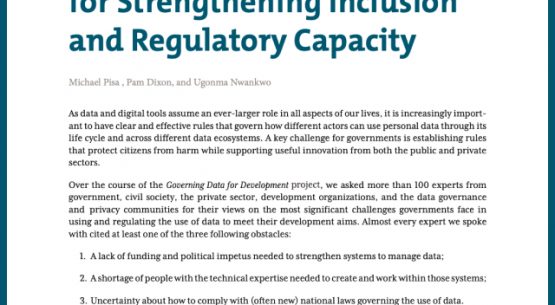 Why Data Protection Matters for Development: The Case for Strengthening Inclusion and Regulatory Capacity