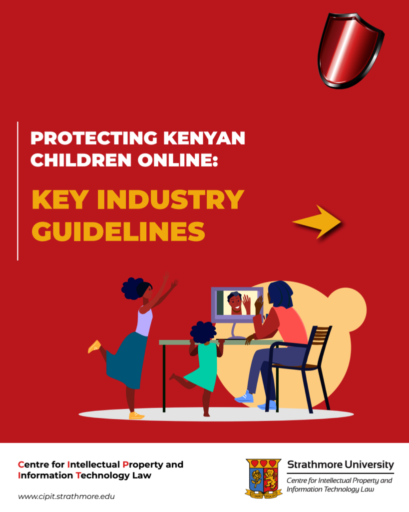 Cover of PROTECTING KENYAN CHILDREN ONLINE: KEY INDUSTRY GUIDELINES