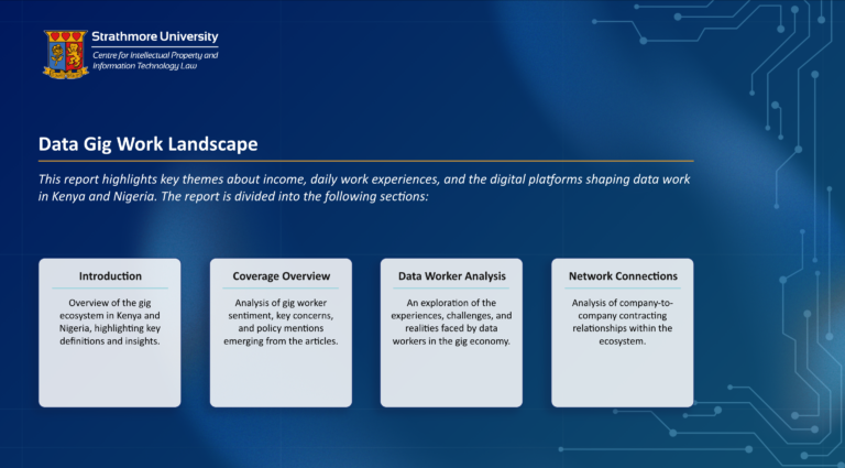 Data Gig Work Landscape