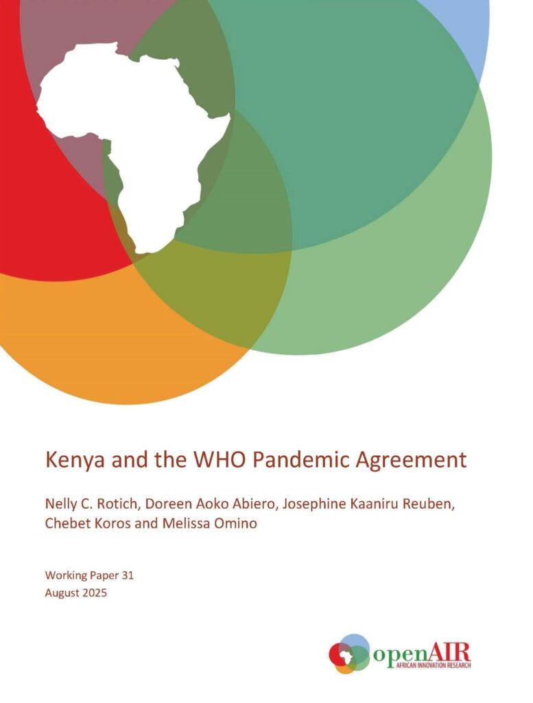 Cover of Kenya and the WHO Pandemic Agreement
